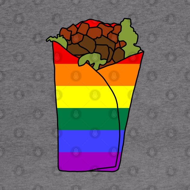 LGBTQ Pride Burrito by LunaMay